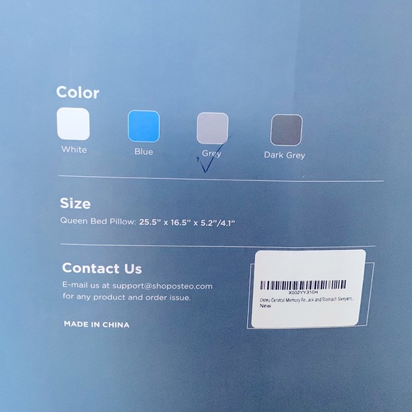 Osteo cervical memory foam pillow - Picture 11 of 12